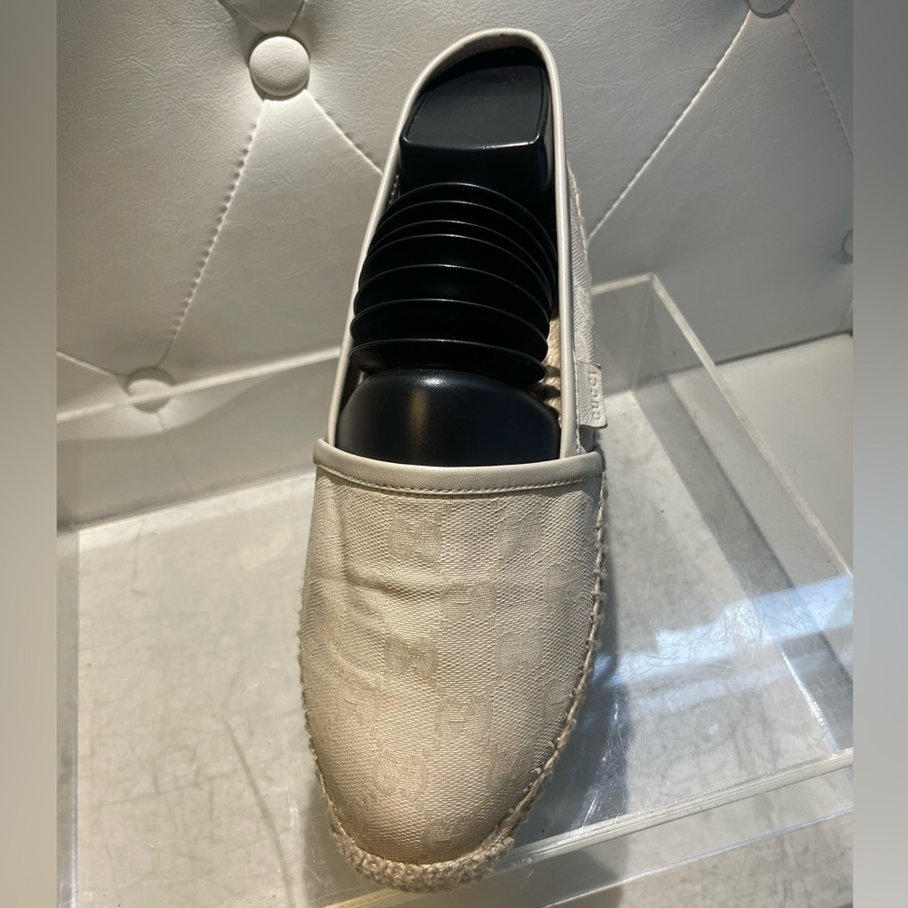GUCCI espadrilles cream canvas sz 38 mdd in spain - Picture 9 of 16
